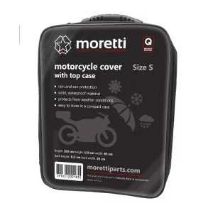 Pokrowiec na motocykl z kufrem, z gumką s Moretti
